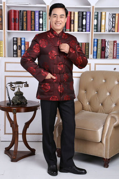Jacket Lovers Dress Longevity Wedding Traditional Chinese Clothes Tunic Men Cheongsam Shirt Oriental Mens Ethnic Clothing