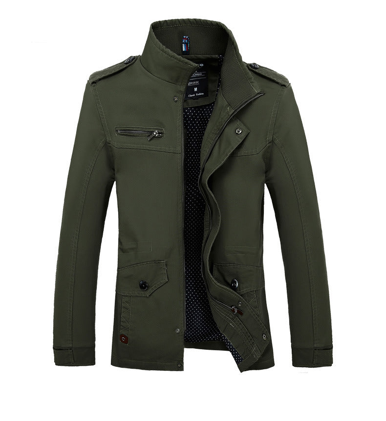 2021 New Men Jacket Coat Fashion Cotton Brand Clothing Bomber Jacket Coat Military Windbreaker Male Jaqueta Masculino Size 4XL