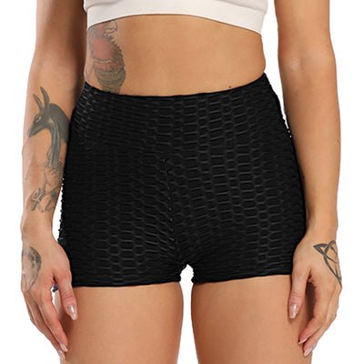 Yoga Shorts Fitness Women High Waist Seamless Solid Workout Shorts Squat Proof Shorts Athletic Gym Running Sports Leggings 2021