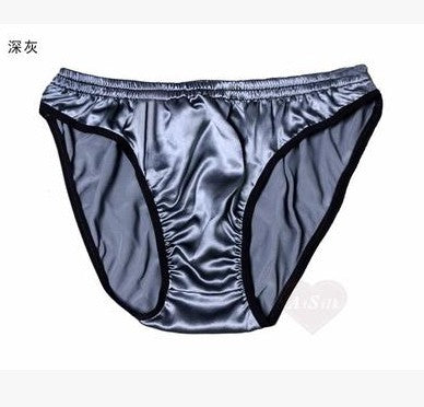 Men increase the 30 mmeterweight silk underwear triangle pants  mulberry silk and stretch underwear