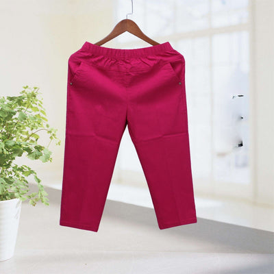 2021 Women Spring Summer Casual Loose Trouser Lady Pockets Elastic High Waist Harem Pant Female Vintage Slim Pant I725