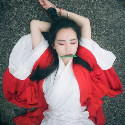 Ancient Chinese Costume Folk Dance Clothing Chinese Women Gowns Oriental Dresses Red Vintage Qipao Chinese Traditional Clothing