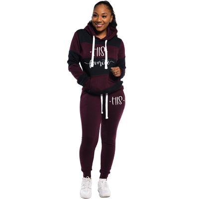 Winter Fleece 2 Pieces Set for Women Hoodies Sports Tops Pants Tracksuit Sweatshirt Hoodies+Pants Sportwear Warm Clothing