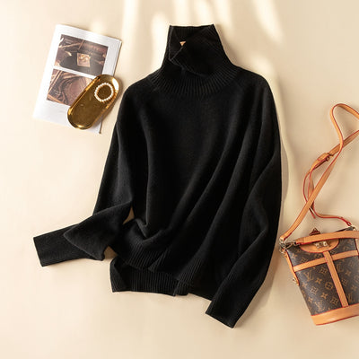 green pullover women oversized sweater fashion korean style jumper ladies top long sleeve outfit baggy womens jumpers turtleneck