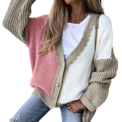 Warm Single-Breasted Sweater Cardigan Coat Women Knitted Cardigan V-Neck Women Sweater Coat свитер женский,кардиган женский