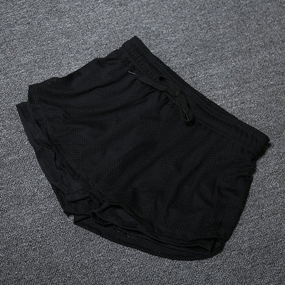 New Listing Breathable Elastic Running Shorts Sportswear Sport Shorts Mesh Yoga Shorts Fitness Gym Shorts Quick Dry Workout