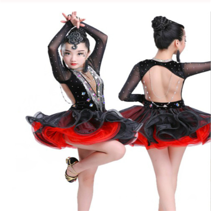 Latin Dance Dress Professional Costume For Girls Women Fringe Samba Costume Salsa/Ballroom/Tango/Cha Cha Competition Dresses