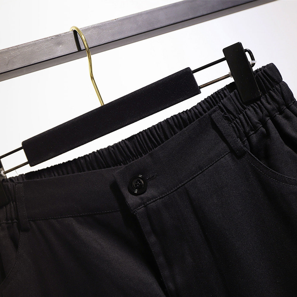 New 2022 ladies spring autumn plus size long pants for women large loose casual cotton pocket black trousers 3XL 4XL 5XL 6XL 7XL