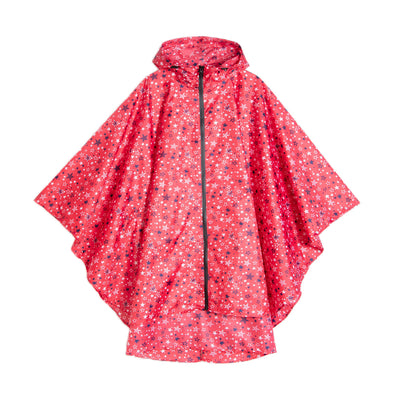 Women's Lightweight Waterproof Outdoor Raincoat Portable Hooded Poncho