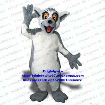 Madagascar Lemur Lemuroid Lemuridae Mascot Costume Adult Cartoon Character Shopping Mall Professional Stage Magic zx2754