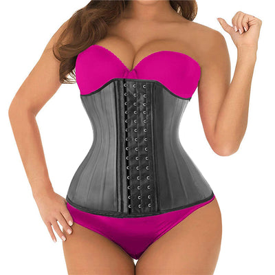 YAGIMI Corset Latex Shapewear Slimming Tummt Control Waist Trainer Women Body Shaper Modeling Strap Girdle 25 Steel Bones