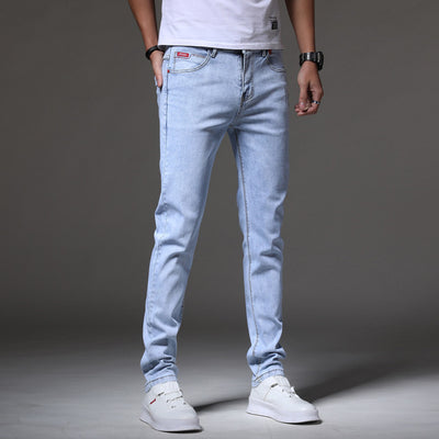 Fashion High Quality Stretch Casual Men Jeans Skinny Jeans Mens Blue Black Gray Denim Jeans Male Trouser Brand Pants