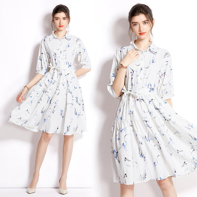 Make spot - 2022 printing connect dress skirt in summer