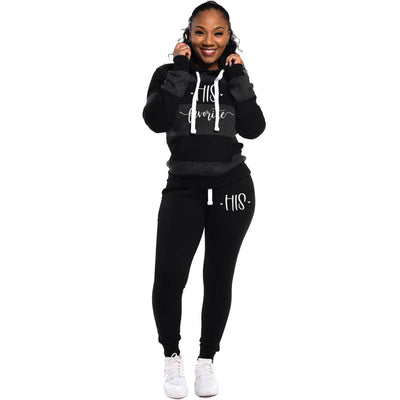 Winter Fleece 2 Pieces Set for Women Hoodies Sports Tops Pants Tracksuit Sweatshirt Hoodies+Pants Sportwear Warm Clothing