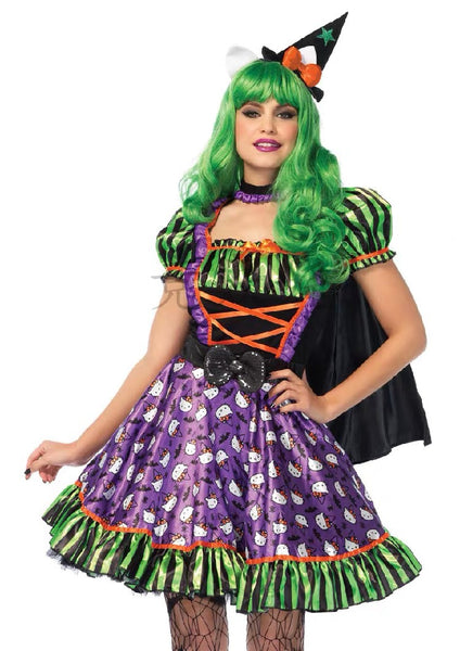 Halloween Green Fairy Girl Sexy Queen Princess Cosplay Costume St. Patrick's Day Uniform Dress