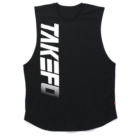 Men tank top 2021 Cotton Loose White tanktop Mens Muscle Gym Bodybuilding Summer Fashion Basketball Sleeveless Top