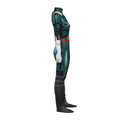 Halloween Costume Hero Academia Cosplay Costume Midoriya Izuku Jumpsuits Zentai Combat Suit Spandex Lycra