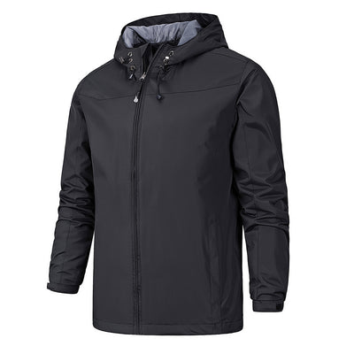 Spring Autumn Hiking Waterproof Jackets Men Outdoor Sports Climbing Camping Trekking Fishing Hooded Thin Coat Windbreaker Jacket