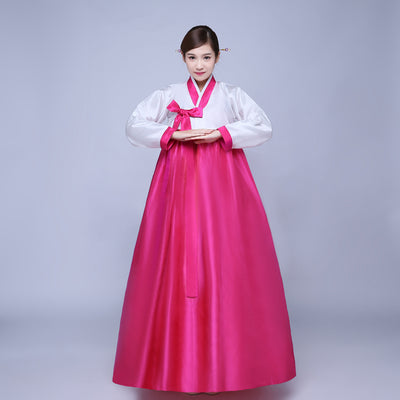 New Design Women Elegant Korean Hanbok Traditional Costume Minority Dance Performance Clothing Female Hanbok Court Pincess Dress
