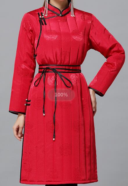 Winter Women&#39;s Wadded Jacket elegant Traditional Chinese Retro Ethnic Coat warm Outwear Female Thick Tang Suit Top