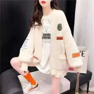 Loose Casual Sweater Coat Women Clothes 2021 Spring And Autumn Korean Fashion Knitwear Cardigans Streetwear Top Sueters De Mujer