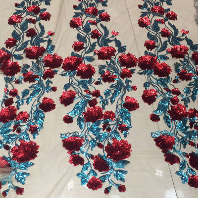 2021 Latest Design Sexy French Embroidered Lace African Mesh Lace Fabric for Sewing Party Wedding Dress Best Quality 5yards
