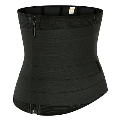 Bandage Tummy Wrap Zipper Waist Trainer Body Shaper Corset Shapewear Women Slimming Modeling Strap Snatch Me Up Detachable Belt