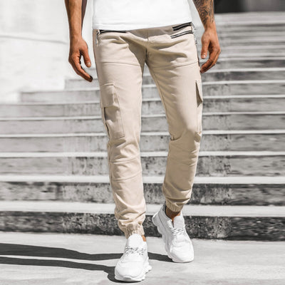Cargo Pants for Women Men All Season Fit Pant Casual All Solid Color Zipper Pocket Trouser Fashion Overalls Beach Pockets Pant