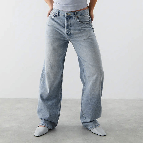 Pants for Women Jeans Work Jeans Women&#39;s Jeans Light Straight Leg Trousers Women Light Jean Jacket