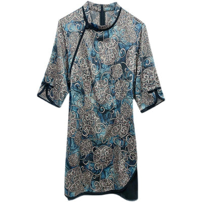 Chinese Style Spring Summer Printing T-shirt Loose Top Oriental Female Clothes Chinese Blouses for Women Retro Shirt
