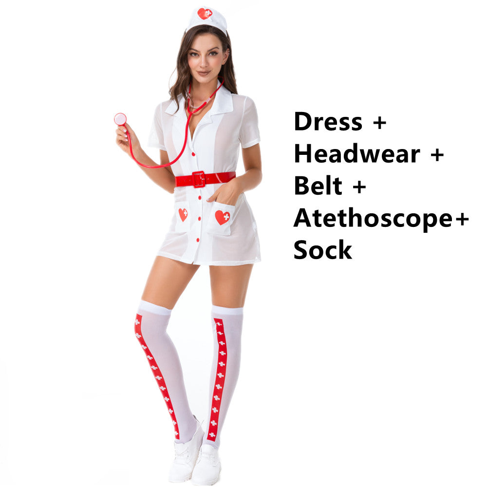Sexy  Costume Cosplay Exotic Women Lingerie Sexy Clothing Uniform Temptation Suit Role Play Outfit Dress Club Wear