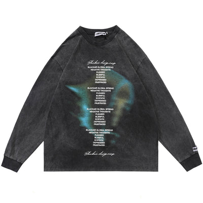 Oversized Streetwear T-shirts Men Long Sleeve Cotton Loose Autumn T Shirts Printed Harajuku Hip Hop Y2K T Shirt for Male Gothic
