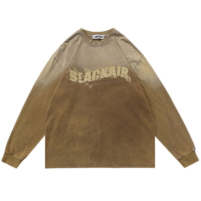 2022 New Vintage Loose T Shirts Men Harajuku Hip Hop Streetwear T-shirts Y2K Punk Cotton Autumn Long Sleeve Top Tees for Male