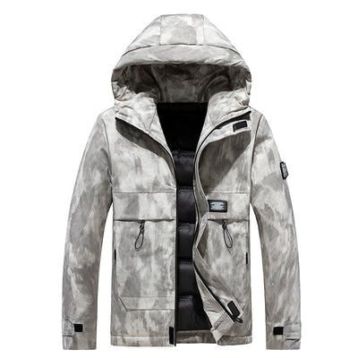 Winter Parkas Men Thick Jackets Fashion Camouflage Parka Hooded Jacket Coats Male Outdoor Outerwear Warm Jackets Plus Size 4XL