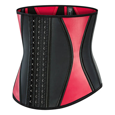 Latex Waist Trainer Corset Belly Slimming Belt Body Shaper Modeling Strap 13 Steel Boned Cincher Gaine Amincissante Girdle