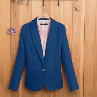 Fashion 2021 Spring Autumn Blazer Women Suit Foldable Brand Jacket Made Of Cotton &amp; Spandex Ladies Refresh Blazers Candy Color