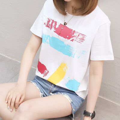 2022 Classic casual and breathable summer hot selling high quality short sleeve women&#39;s soft T-shirt