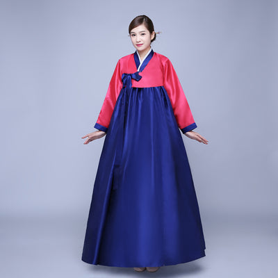 New Design Women Elegant Korean Hanbok Traditional Costume Minority Dance Performance Clothing Female Hanbok Court Pincess Dress