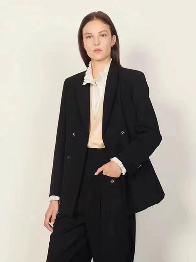 Autumn Winter S Brand New Arrival Blazer Women Black Blazer Spring Clothes Female Casual Daily Wearing Jackets Ladies Blazers