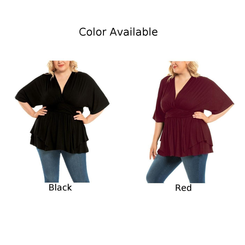 2022 New Fashion Women Casual Half Sleeve V Neck Tops Ladies Casul Loose Solid T-Shirt Blouse Plus Size XL-4XL 5XL