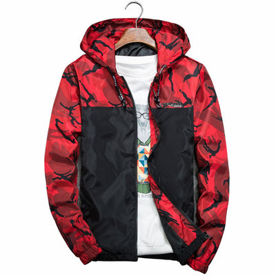Sea Doo Seadoo Moto 2021 Men&#39;s New Camouflage Stitching Windbreaker Casual Jacket Coat Hooded Popular Sportswear Comfortable Top