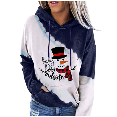 Sweatshirt For WomenPocket HoodedVacationCasual Pullover Shirt