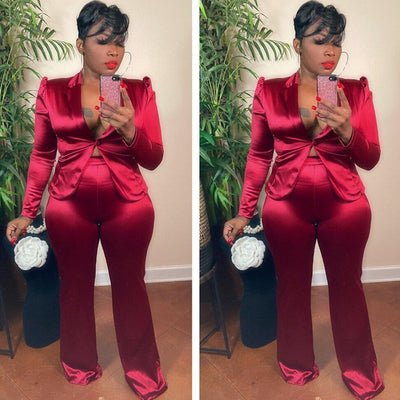 Womens Two Peice Sets Ladies Suit Blazer Long Sleeve Blazer Jacket and Tight Pants Office Sexy Outfits Wholesale Dropshipping