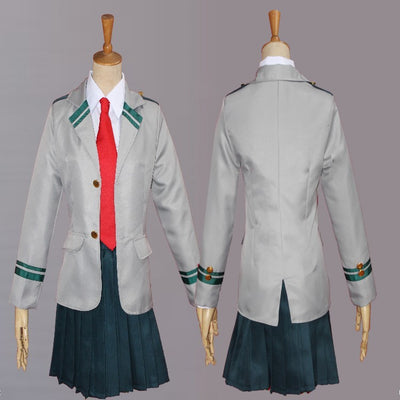 Anmine My Hero Academia Uniform Midoriya Izuku Bakugou Katsuki Ochaco Uraraka Cosplay Costume