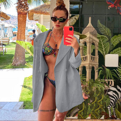 Womens Light Weight Winter Jacket Womens Soft Blazers Casual Lightweight Blazer Jackets Long Sleeve Lapel High Low Womens Coat