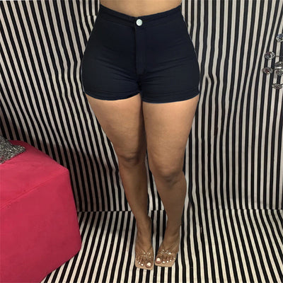 Richkeda Store Women's Summer Shorts Sexy Skinny High Stretch Thin Shorts Fashion Slim Fit Hip Shorts S-3XL Drop Shipping