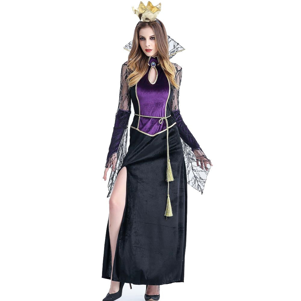 Halloween Scary Costumes Cosplay  Vampire Queen Witch Costume Fantasia Women Sexy Fantasias Fancy Dress