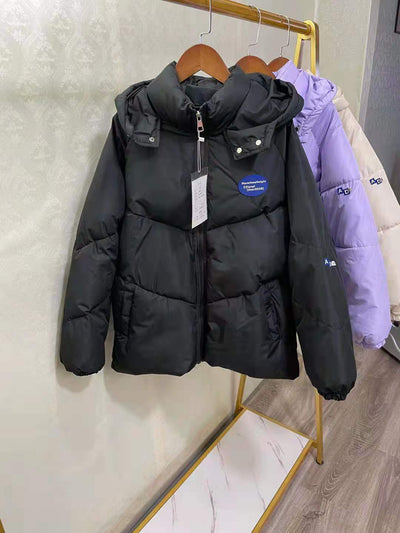 Women Oversized Puffer Jacket Winter Hooded Short Bubble Coat Female Loose Korean Fashion Warm Thick Parkas Ladies Outwear