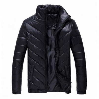 Down Coat Popular Full-Zip Winter Puffer Jacket No Pilling Down Jacket