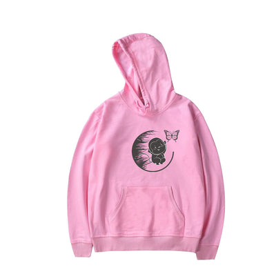 2022 New Thicken Warm Hoodies Spring Autumn Sweatshirts Winter Women&#39;s Anime Girl&#39;s Last Trip Print Harajuku Street Hooded Tops